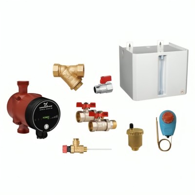 Kit hidraulic pentru sistemul de încălzire centralizată deschisa - Pompe de Circulație și UPS