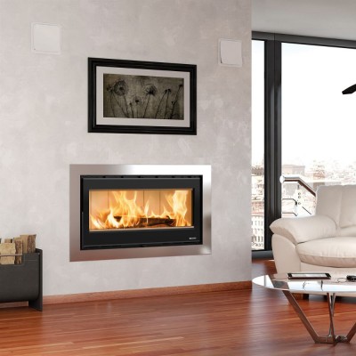 Șemineu italian din fontă pe lemne La Nordica Inserto 100 Wide, 8.1kW - Compară produse