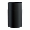 Burlan din oțel negru MK NERO, Drept, Lungime 0,25m, Ø150, Grosime 2mm