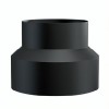 Reductie Burlan din oțel MK NERO, Negru, Ø160-150, Grosime 2mm