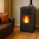 Semineu pe Peleti / Soba pe Peleti Mytherm Angela TA 16 gri, 16kW | Seminee Peleti | Sobe Peleti |