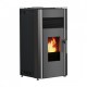 Seminee Peleti cu evacuare directă Alfa Plam Luca Black, 8kW | Seminee Peleti | Sobe Peleti |