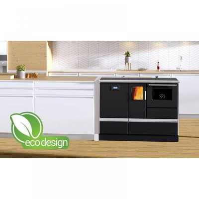 Sobe de Gatit pe Lemne cu schimbător de căldură Alfa Plam Alfa Term 20 Pellet, 20kW - Semineе pe lemne