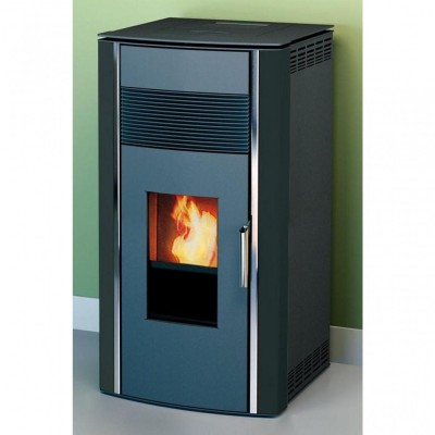 Seminee Peleti cu evacuare directă Alfa Plam Luca Black, 8kW - Sobe Peleti