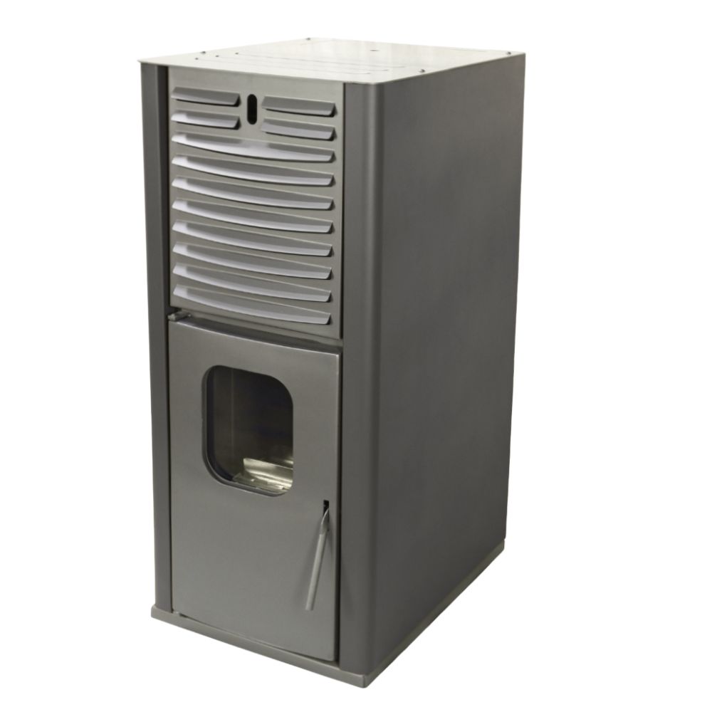 Termosemineu Mytherm IOLI TSA 18 gri, cu ventilator, 18kW | Termoseminee Peleti | Sobe Peleti |