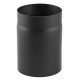 Burlan din oțel negru PARKANEX, Drept, Lungime 0,25m, Ø150, Grosime 2mm | Burlane Soba | Cosuri de Fum |