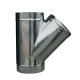 Ramificatie Burlan cu capac 135°, Inox AISI 304, Ф180