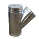 Ramificatie Burlan cu capac 135°, Izolat, Inox AISI 304, Φ250-300 | Cos Inox Izolat | Cosuri de Fum |