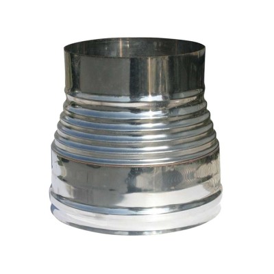 Reductie Burlan Pentru Seminee Peleti, Inox AISI 304, Φ80F-120M - Φ300F-350M - Reductie Burlan Soba