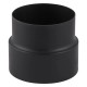 Reductie Burlan din oțel PARKANEX, Negru, Ø120-130, Grosime 2mm | Burlane Soba | Cosuri de Fum |