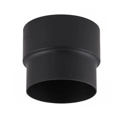 Reductie Burlan din oțel PARKANEX, Negru, Ø120-130, Grosime 2mm - Cosuri de Fum