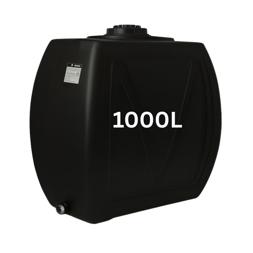 Rezervor apă potabilă MAVIL, paralelipiped clasic îngust 1000 L (negru) | Rezervoare apa potabila |  |