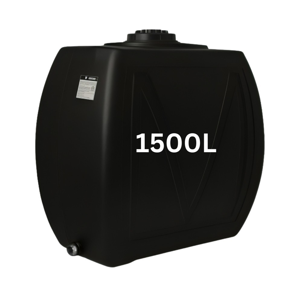Rezervor apă potabilă MAVIL, paralelipiped clasic îngust 1500 L (negru) | Rezervoare apa potabila |  |