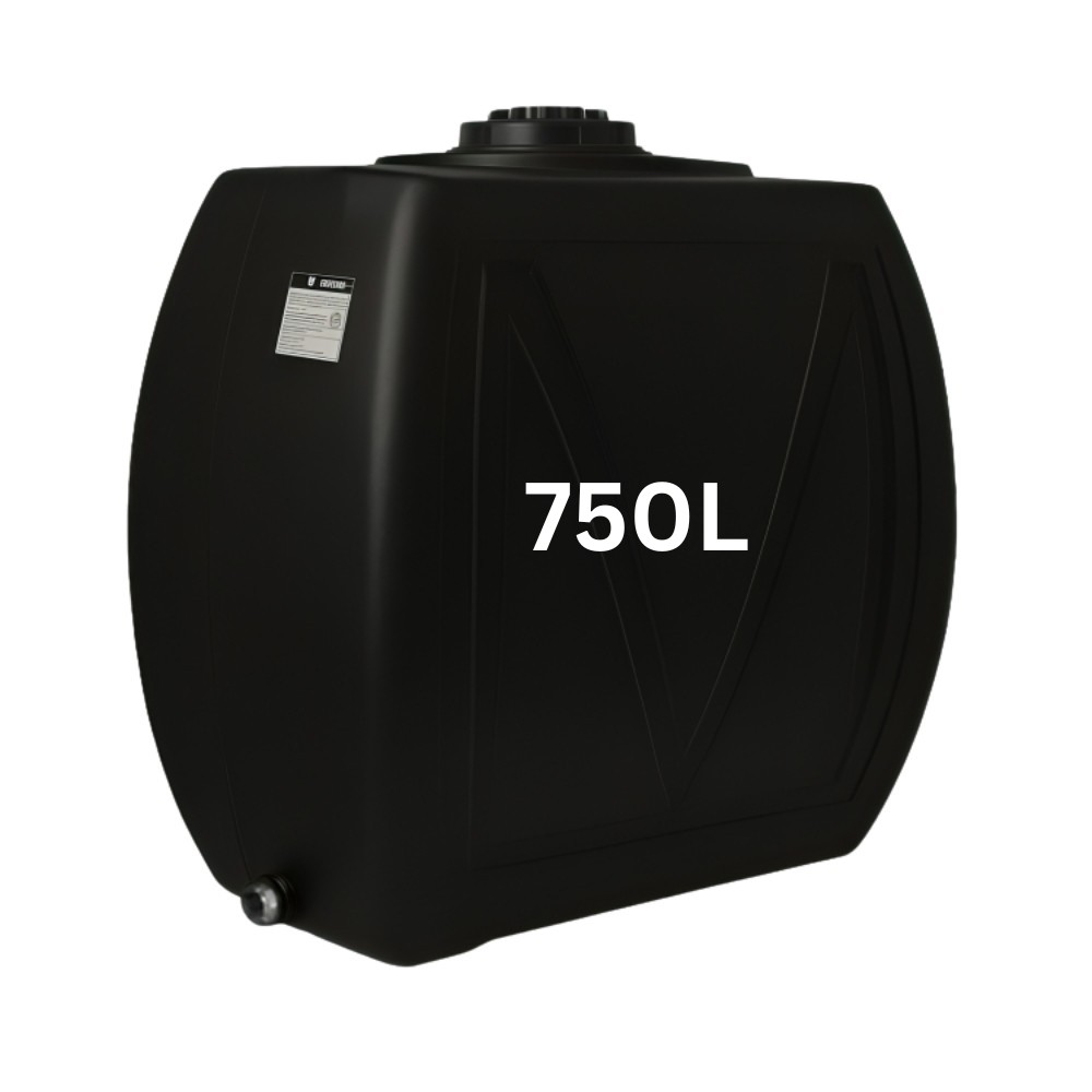 Rezervor apă potabilă MAVIL, paralelipiped clasic îngust 750 L (negru) | Rezervoare apa potabila |  |