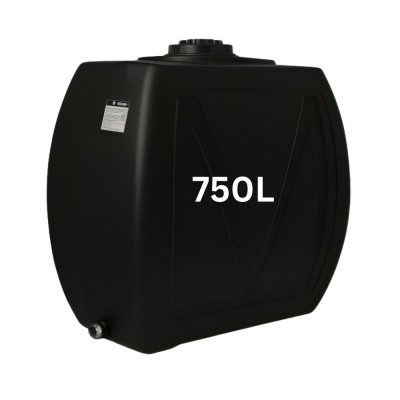 Rezervor apă potabilă MAVIL, paralelipiped clasic îngust 750 L (negru) - Rezervoare apa
