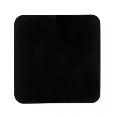 Tabla protectie soba, Oțel negru 2 mm, Dimensiune 98x98cm - Accesorii