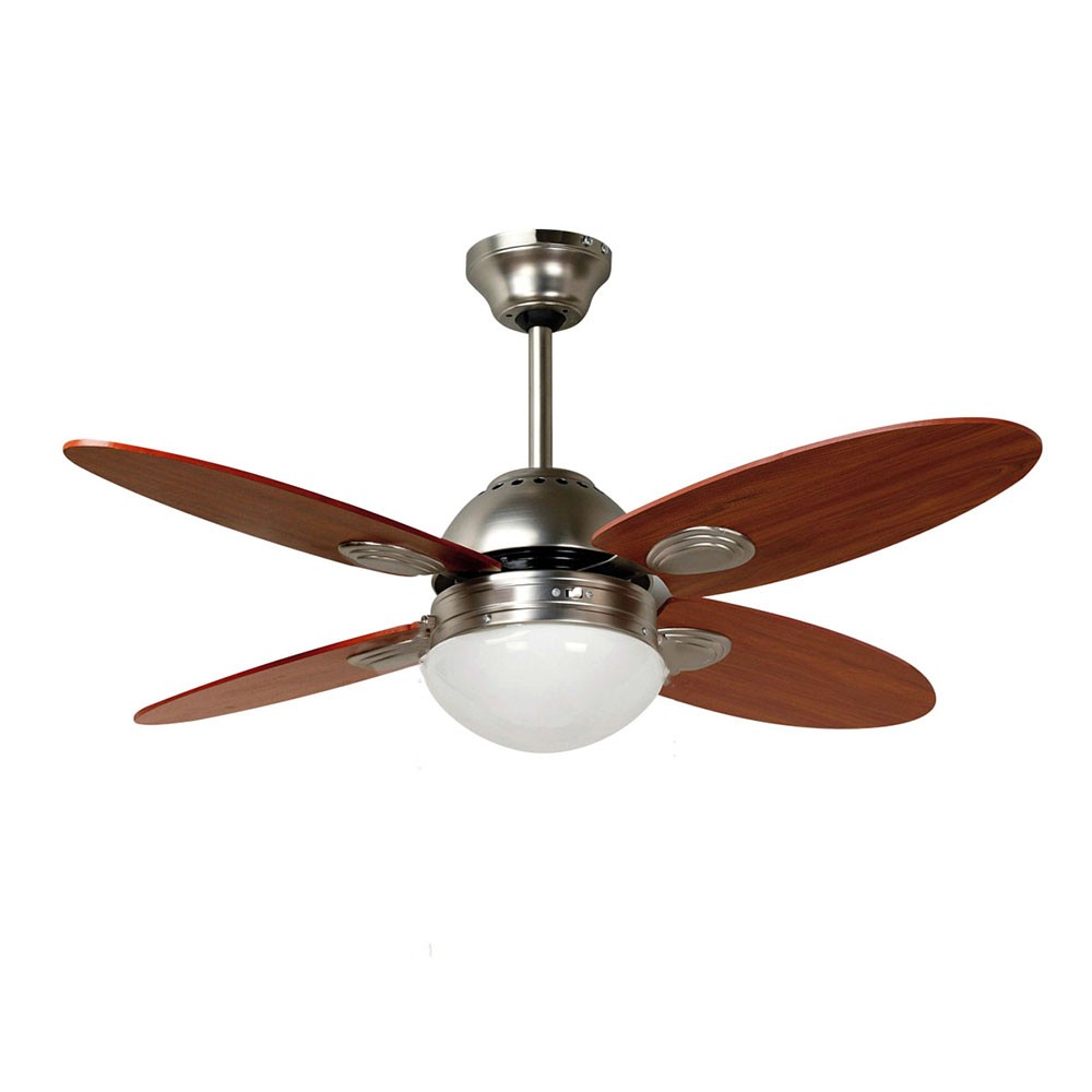 Lustra ventilator cu telecomandă Telemax CF42-4CL(SN), 106cm |  |  |
