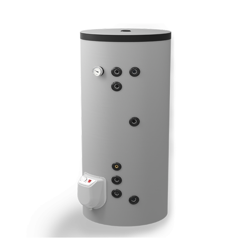 Boiler Electric Eldom Fixare pe podea 200L, Doua Schimbatoare de Caldura