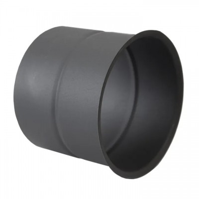 Rozeta Burlan din oțel PARKANEX, Negru, Ø130, Grosime 2mm - Burlane Soba