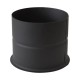 Rozeta Burlan din oțel PARKANEX, Negru, Ø130, Grosime 2mm | Burlane Soba | Cosuri de Fum |
