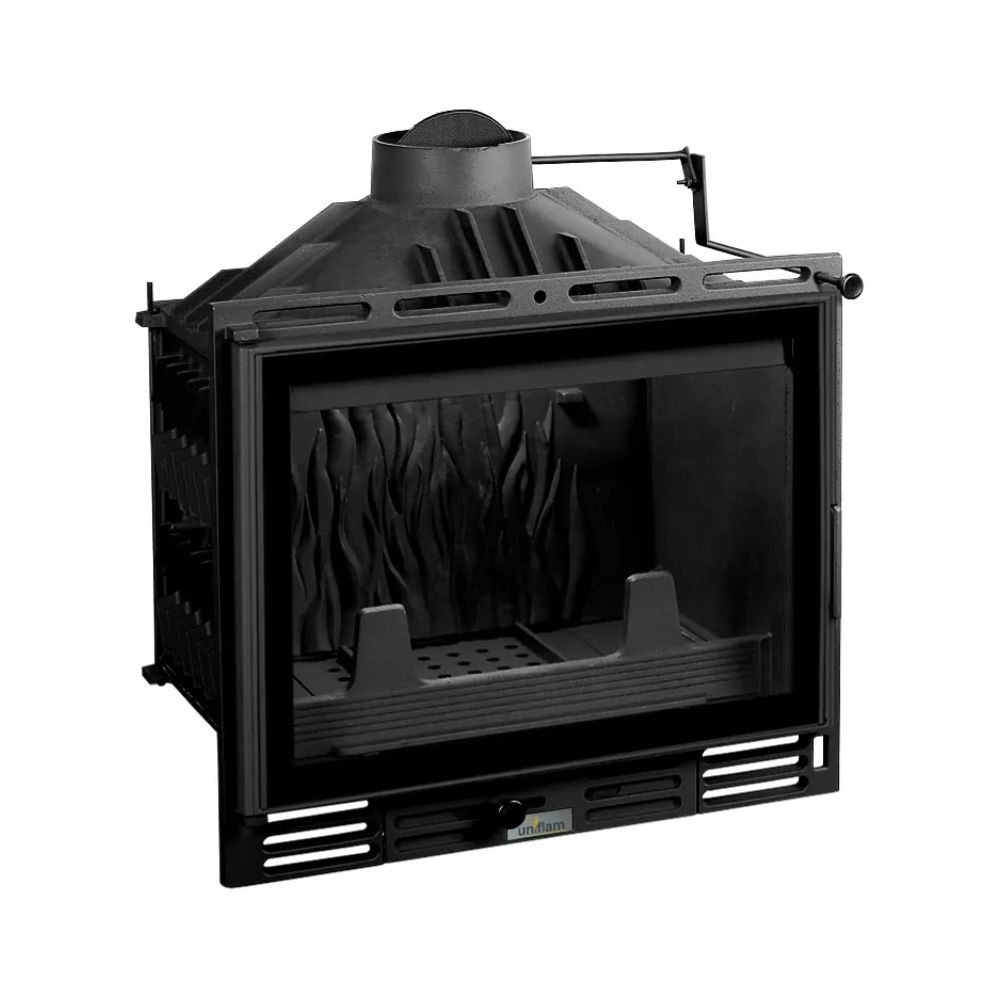 Focar Semineu UNIFLAM 600 PLUS ECO cu clapetă și alimentare cu aer, 8 kW | Focare Seminee din Fonta | Focare Seminee |