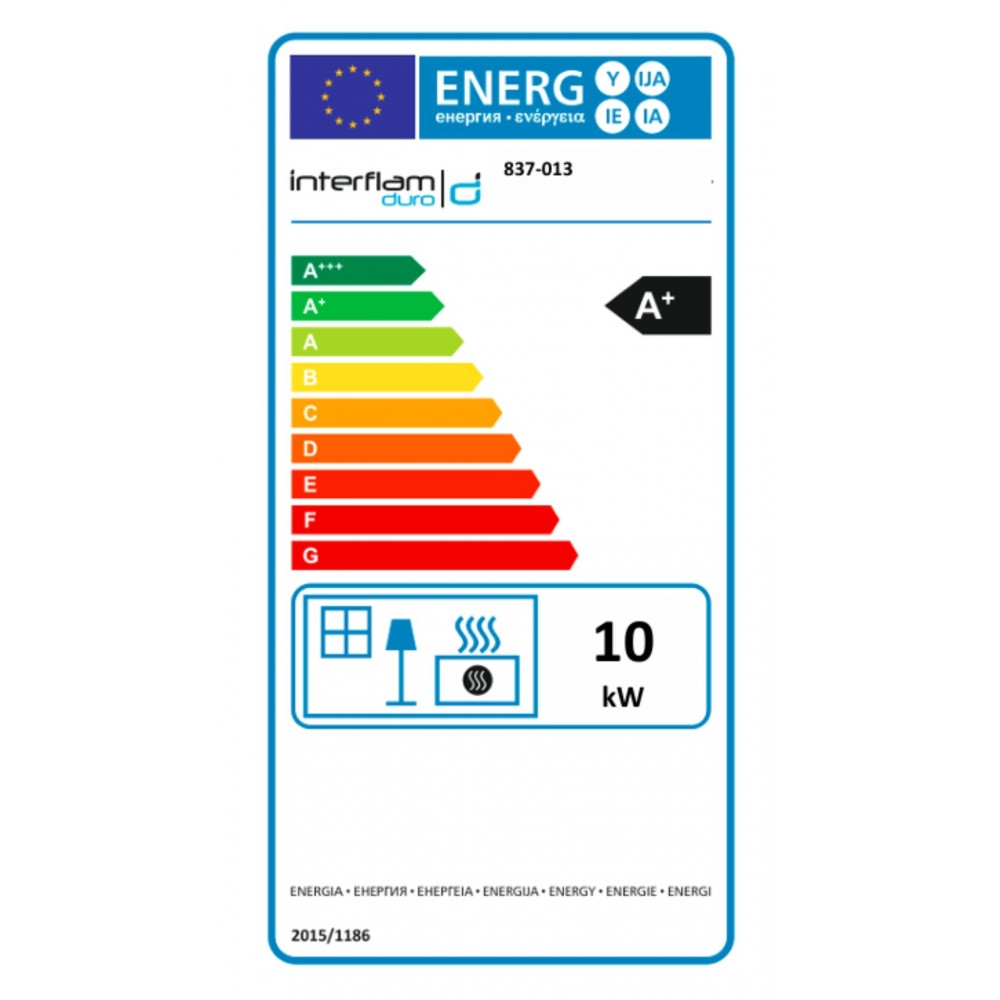 Focar Semineu UNIFLAM 660 DURO cu conducte de aer și alimentare cu aer, partea dreaptă, 10 kW | Focare Seminee Pe Lemne | Focare Seminee |