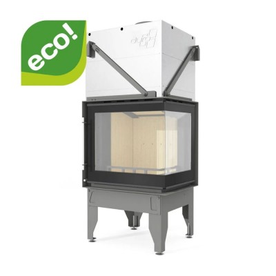 Focar Semineu UNIFLAM 660 DURO cu conducte de aer și alimentare cu aer, partea dreaptă, 10 kW - Compară produse