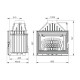 Focar Semineu UNIFLAM 700 LUX ECO cu clapetă, 12 kW | Focare Seminee Pe Lemne | Focare Seminee |