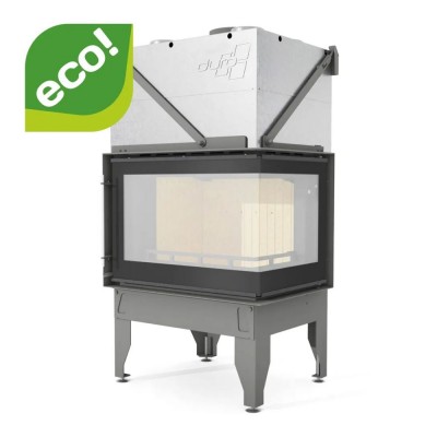 Focar Semineu UNIFLAM 760 DURO cu conducte de aer și alimentare cu aer, partea dreaptă, 10,8 kW - Compară produse