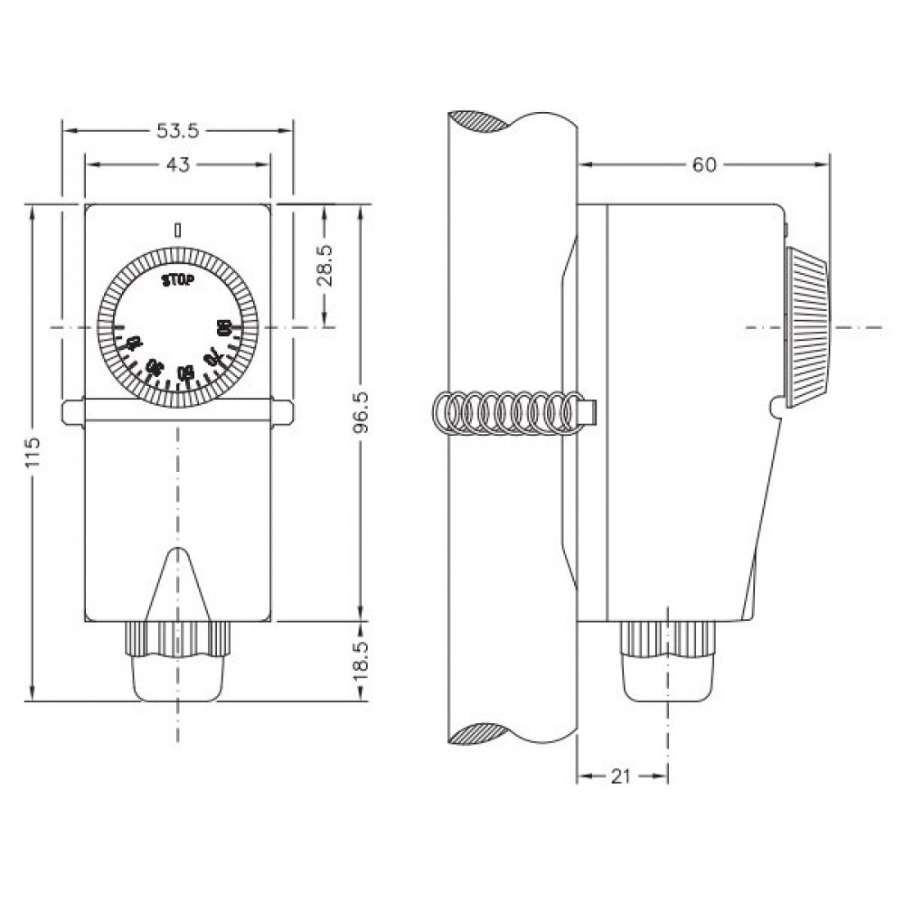 Termostat, Cewal, De Contact | Dispozitive de Control | Dispozitive |