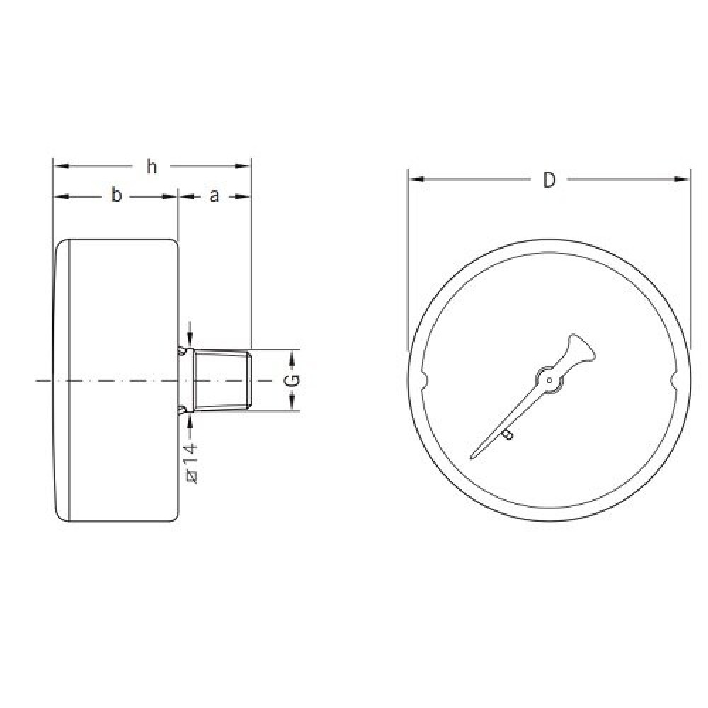 Manometru Axial Cewal | Dispozitive de Control | Dispozitive |