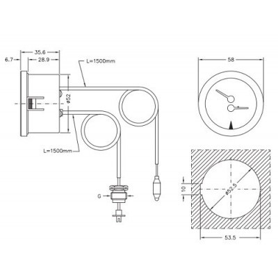 Termomanometru Cu Capilar Cewal - Compară produse
