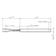 Rezistenta aprindere pentru sobe pe peleți MCZ, Palazzetti, Thermorossi, Edilkamin, Nordica Extraflame, Eva Calor, Klover, lungime totală 170mm, 300W | Rezistenta aprindere peleti | Piese schimb sobe peleti |