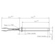 Rezistenta aprindere pentru sobe pe peleți Alfa Plam, Palazzetti, Biasi, Olimpia Splendid, Olsberg Libera, Royal, Thermorossi, Alții, lungime totală 160mm, 350W | Rezistenta aprindere peleti | Piese schimb sobe peleti |