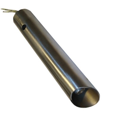 Element de încălzire cu tub de aerisire pentru sobe pe peleți Ferroli, Anselmo Cola, lungime totală 120mm, 350W - Piese de Schimb