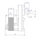 Motor snec peleti Mellor FB1171 pentru Eco Spar, Arce, Cadel, Caminetti Montegrappa, Edilkamin, Italiana Camini, Palladio, 1.5RPM | Motor snec peleti | Piese schimb sobe peleti |
