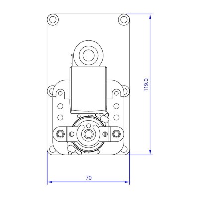 Motor snec peleti Mellor FB1263 pentru Cadel, MCZ, Red, 3.3RPM - Compară produse