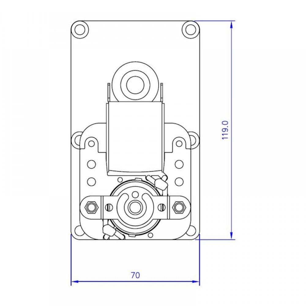 Motor snec peleti Mellor FB1271 pentru sobe Caminetti Montegrappa, 4RPM | Motor snec peleti | Piese schimb sobe peleti |