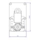 Motor snec peleti Mellor FB1271 pentru sobe Caminetti Montegrappa, 4RPM | Motor snec peleti | Piese schimb sobe peleti |