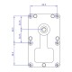 Motor snec peleti Mellor FB1271 pentru sobe Caminetti Montegrappa, 4RPM | Motor snec peleti | Piese schimb sobe peleti |