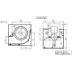 Ventilator tangențial pentru sobele Eva Calor, Sideros, cu Ø80 mm, Flux 250 m³/h | Ventilatoare și suflante sobe peleti | Piese schimb sobe peleti |