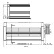 Ventilator tangențial pentru sobele Eva Calor, Sideros, cu Ø80 mm, Flux 250 m³/h | Ventilatoare și suflante sobe peleti | Piese schimb sobe peleti |