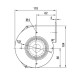 Ventilator centrifug EBM pentru sobele Clam, flux 265 m³/h | Ventilatoare | Piese de Schimb Seminee Peleti |