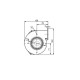 Ventilator centrifug EBM, flux 155 m³/h | Piese de Schimb Seminee Peleti | Piese de Schimb |