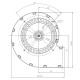 Ventilator centrifug EBM pentru sobele Ecoteck, Edilkamin, Ravelli, flux 140 m³/h | Ventilatoare | Piese de Schimb Seminee Peleti |