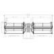 Ventilator cross-flow dublu Ø80 mm pentru sobele Edilkamin, flux 660 m³/h | Piese de Schimb Seminee Peleti | Piese de Schimb |