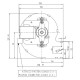 Ventilator centrifug Fergas, flux 258 m³/h | Ventilatoare | Piese de Schimb Seminee Peleti |