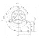 Ventilator centrifug Trial pentru sobele Ecoteck, Ravelli, flux 400 m³/h | Ventilatoare | Piese de Schimb Seminee Peleti |