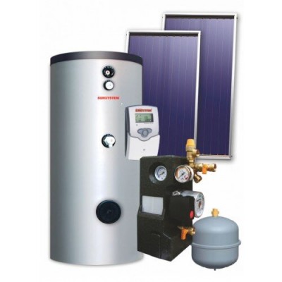 Kit Panou Solar Sunsystem, Boiler SON 300L, Panouri 3 x 2.15m² - Sunsystem