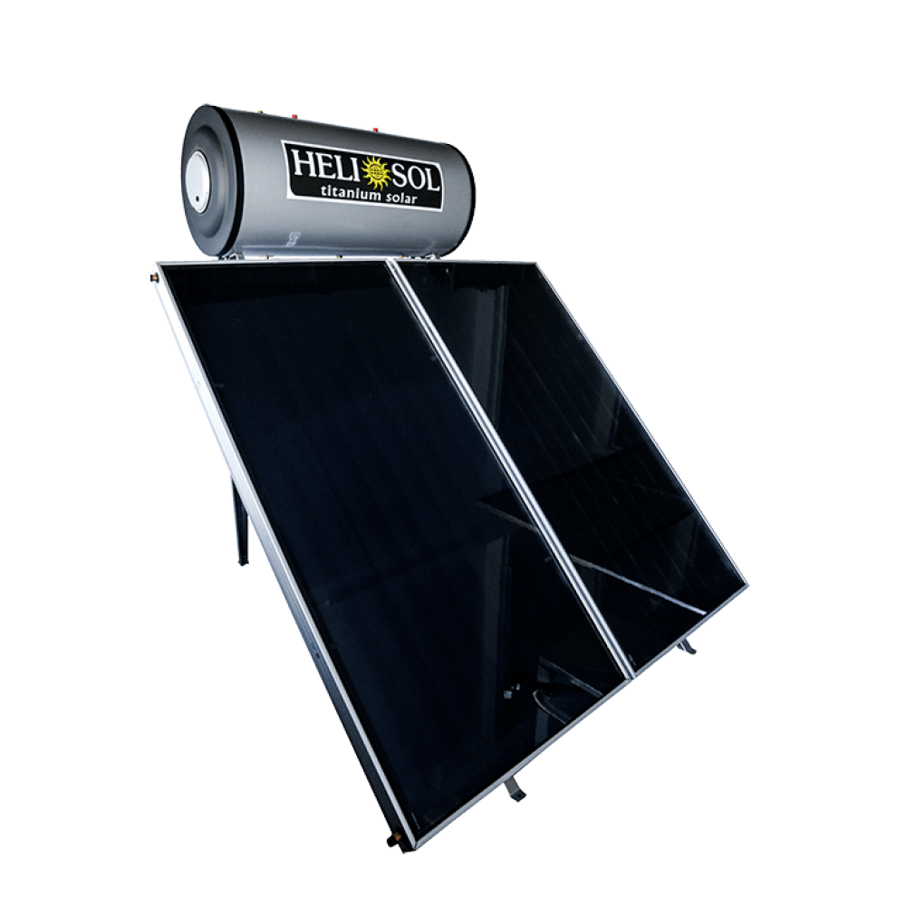 Sistem Termosifon Heliosol, Model Titanium Solar 200L, Panouri 2 x 2.05m² | Sistem Panouri Solare Apa Calda | Sisteme Solare |
